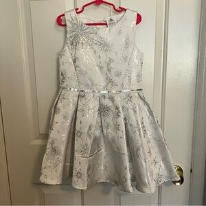 Disney Frozen Silver Anna/ Elsa Party Dress